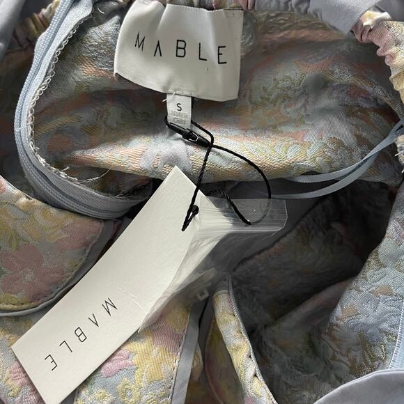 NWT Mable Eliana Bow Tied Midi Dress Size Small - Picture 7 of 7